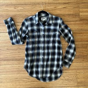 Vans plaid button up